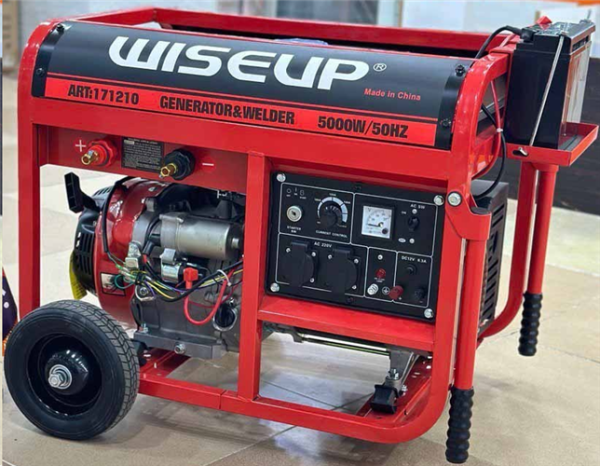 GENERADOR /SOLDADOR 5000W WISEUP - Imagen 2
