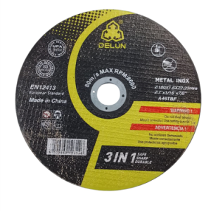DISCO DE CORTE 7" 180X1.6X22.23 DELUN METAL/INOX