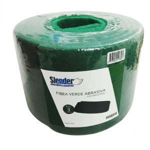 ROLLO FIBRA INDUSTRIAL 15CM X 3MT SLENDER VERDE