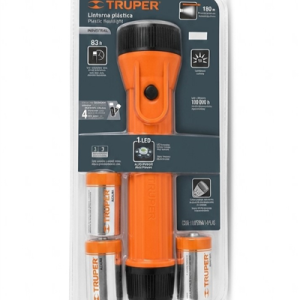 LINTERNA PLAST 1LED 210MT 3D TRUPER (10630)