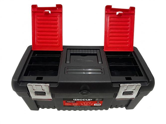 CAJA DE HERRAMIENTAS PLASTICA 17" WISEUP - Imagen 2