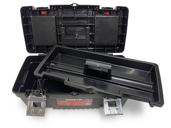 CAJA DE HERRAMIENTAS PLASTICA 17" WISEUP - Imagen 3