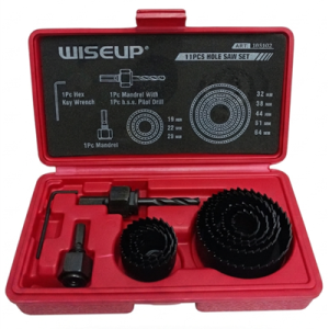 JUEGO 11PCS SIERRAS DE COPA (CORONA) WISEUP